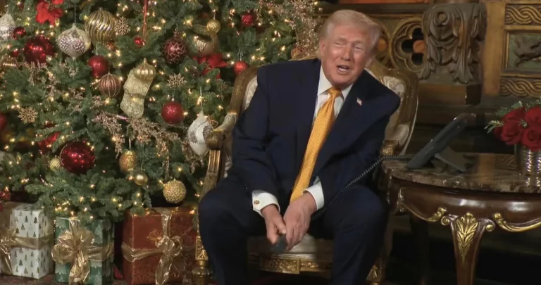 Trump rompe la Navidad con mensaje político y duras críticas a la izquierda radical