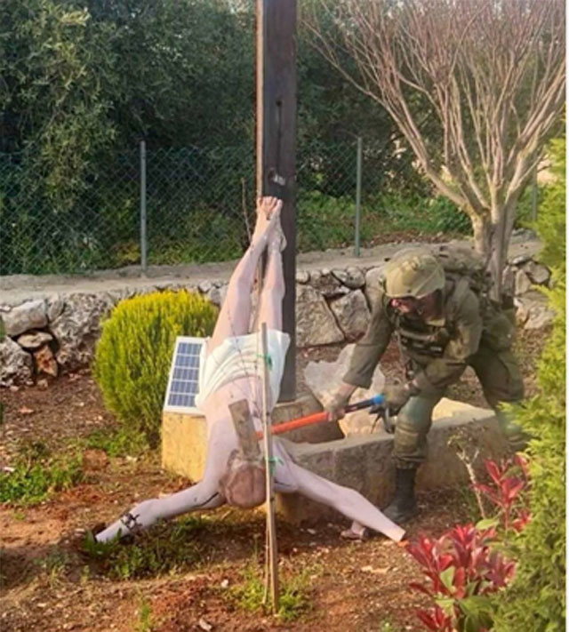 Indignación global: soldado israelí profana estatua de Cristo en Líbano y desata condena internacional