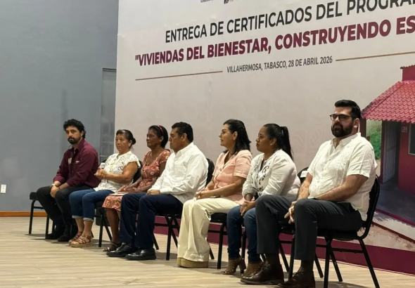 ¡Histórico impulso a la vivienda! Entregan 485 certificados del Bienestar en Tabasco